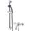 Refurb Swirl Tarn Rear-Fed Exposed Chrome  Mixer Shower