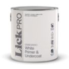 LickPro  2.5Ltr White Matt  Interior & Exterior Multi Surface Primer Undercoat