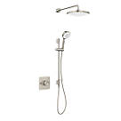 Mira Evoco Rear-Fed Concealed Brushed Nickel Thermostatic Built-In Mixer Shower