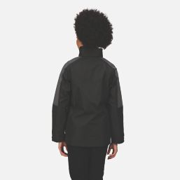 Regatta Defender III Womens 3 in 1 Jacket Black/Seal Grey Size 10