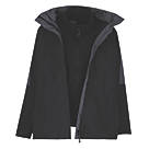 Regatta Defender III Womens 3 in 1 Jacket Black / Seal Grey Size 10
