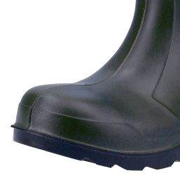 Dunlop Purofort Professional   Safety Wellies Green Size 10