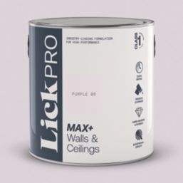 LickPro Max+ 2.5Ltr Purple 06 Eggshell Emulsion  Paint