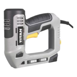Titan TTB968NST 15mm Second Fix Electric Nail Gun Stapler 240V Screwfix