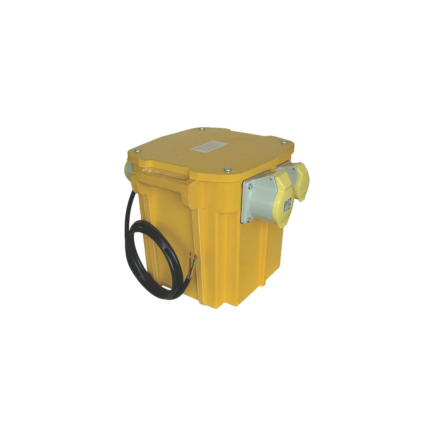 Carroll & Meynell 5000VA Intermittent Step-Down Isolation Transformer 230V/110V Yellow (417RK)