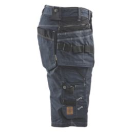 Blaklader Denim Stretch Shorts Navy/Black 34" W