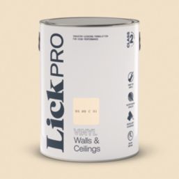 LickPro  5Ltr White BS 08 C 31 Vinyl Matt Emulsion  Paint