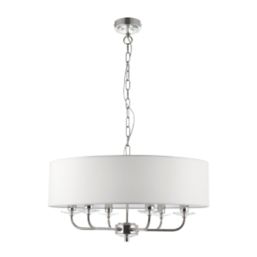 Quay Design Polaris 6-Light Pendant Bright Nickel