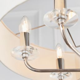 Quay Design Polaris 6-Light Pendant Bright Nickel