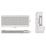 Flomasta 500mm x 1200mm 4705BTU White Type 21 Convector Radiator