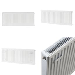 Flomasta 500mm x 1200mm 4705BTU White Type 21 Convector Radiator