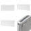 Flomasta 500mm x 1200mm 4705BTU White Type 21 Convector Radiator