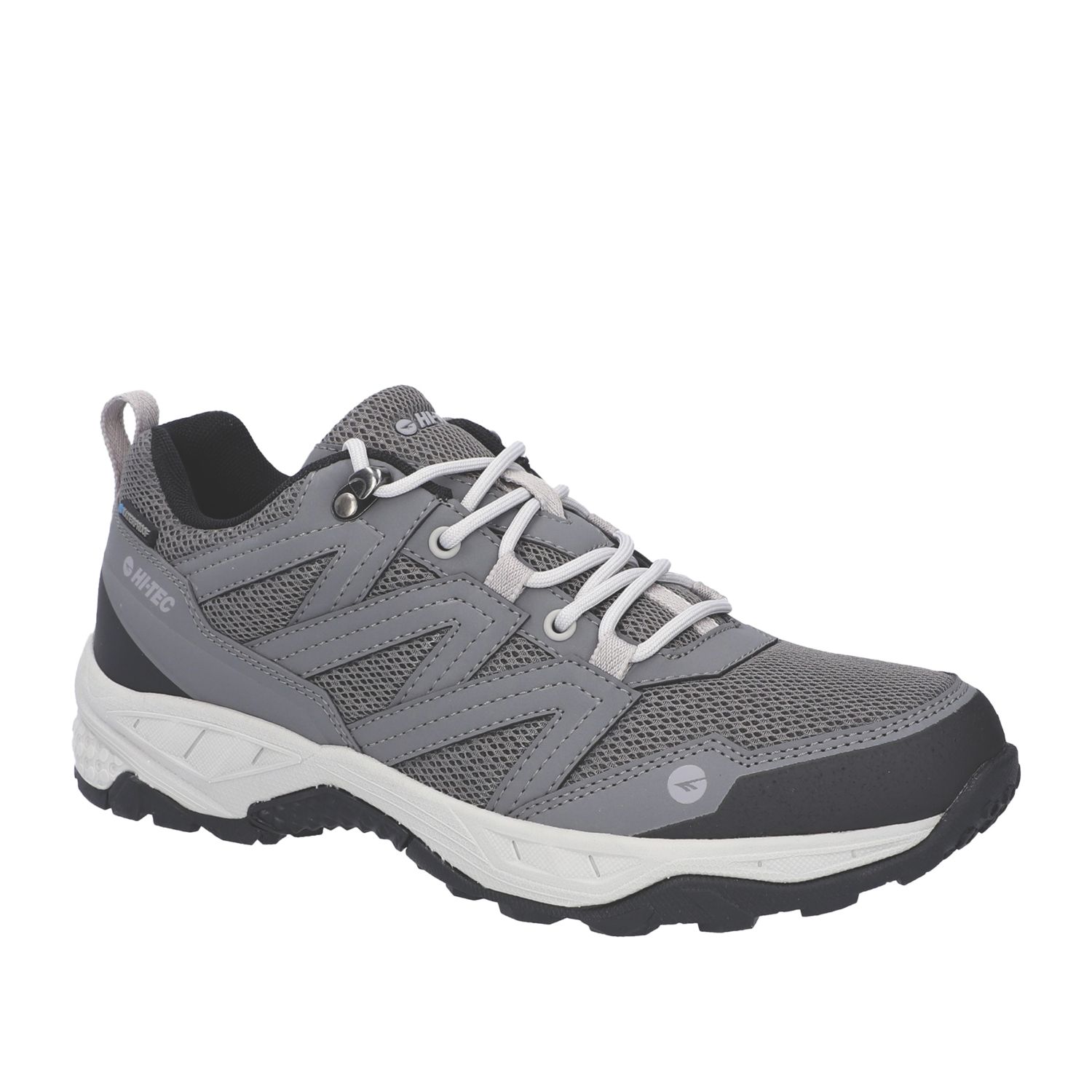 Hi-Tec Saunter WP Hiking Size 9 Grey Waterproof Non Safety Trainers (417YG)