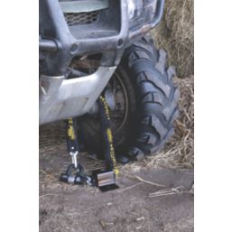 Burg-Wachter Hardened Steel Heavy Duty Security Kit: Chain, Lock & Ground Anchor 1m x 10mm