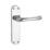 Serozzetta Ibra Lever on Backplate Pair Polished Chrome