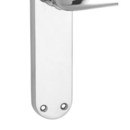 Serozzetta Ibra Lever on Backplate Pair Polished Chrome