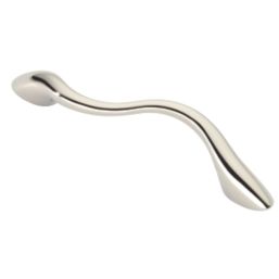 Siro Squiggle Cabinet Pull Handle Bright Nickel 132mm