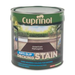 Cuprinol  2.5Ltr American Mahogany Anti Slip Decking Stain