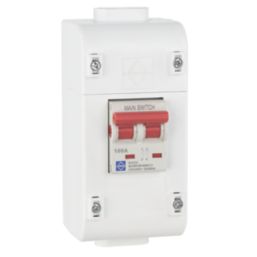 Lewden SLM2-DS 100A 2-Pole  Isolator Switch