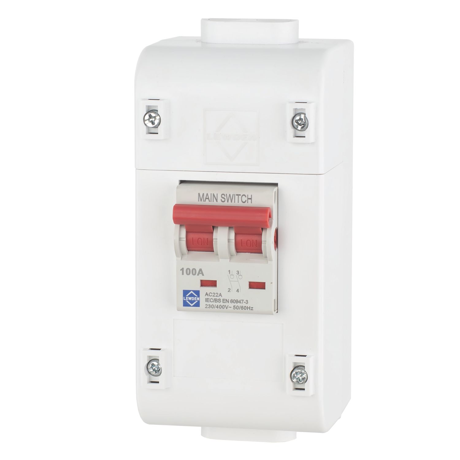 Lewden SLM2-MS 100A 2-Pole Isolator Switch (418AF)