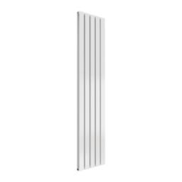 Reina Flat Double 1600mm x 366mm 2883BTU White Vertical Designer Radiator