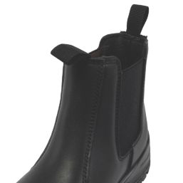 Apache Brooks Size 11  Black Water-Resistant  Safety Dealer Boots