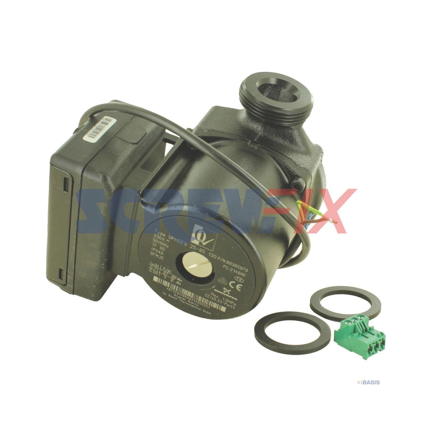 Worcester Bosch 7736700081 PUMP 25-85 130 UPM GEO (418HC)