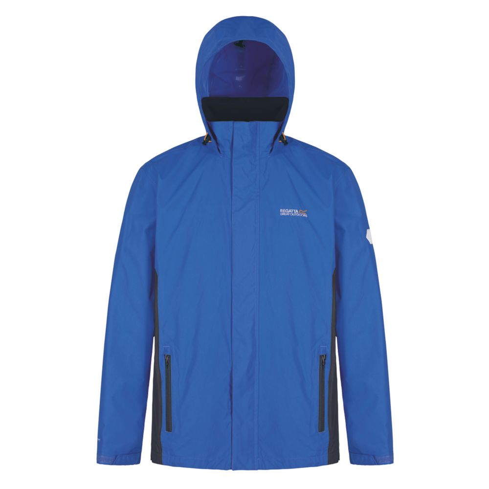 Regatta Matt Waterproof Shell Jacket Oxford Blue/Iron X Large Size 43 1 ...