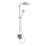 Mira Beacon Rear-Fed Exposed Chrome Thermostatic Mixer Shower