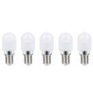 LAP  E14 T25 LED Cooker Hood Light Bulb 250lm 2.2W 5 Pack