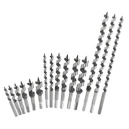 Titan  Hex Shank  Auger Wood Drill Bits 15 Piece Set