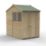 Forest Beckwood 5' x 7' (Nominal) Reverse Apex Shiplap Timber Shed with Assembly