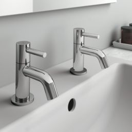 Ideal Standard Ceraline Chrome 116mm Cloakroom Lever 2 Tap Holes Basin Pillar Tap
