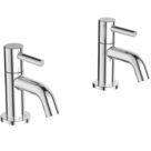 Ideal Standard Ceraline Chrome 116mm Cloakroom Lever 2 Tap Holes Basin Pillar Tap
