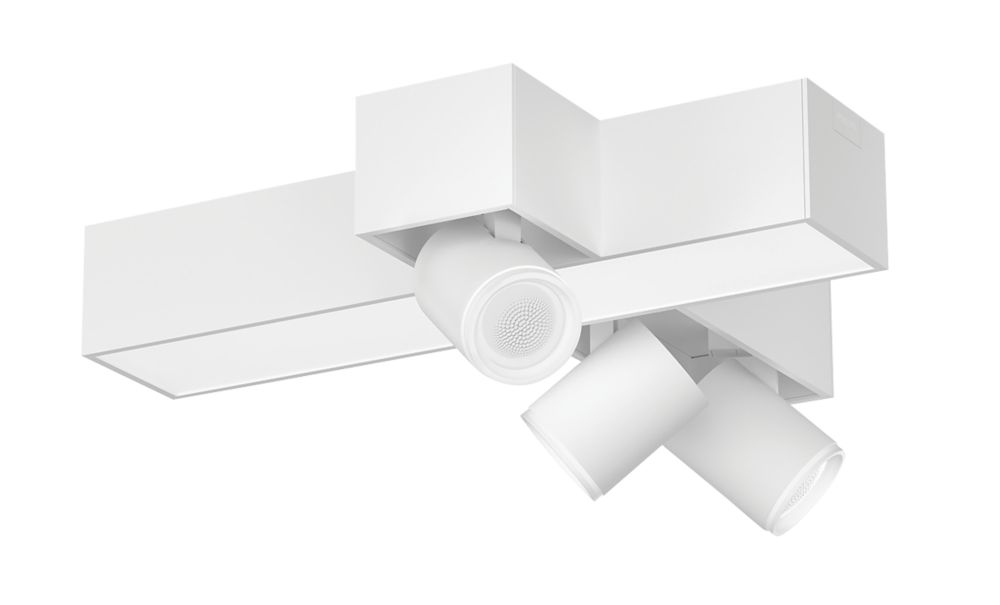 Philips Hue Centris RGB & White LED 3Spot Ceiling Light White 25W 21702810lm Screwfix