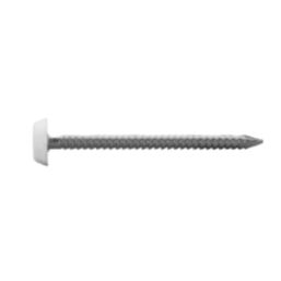 FloPlast Nails White Head A4 Stainless Steel Shank 3mm x 50mm 100 Pack