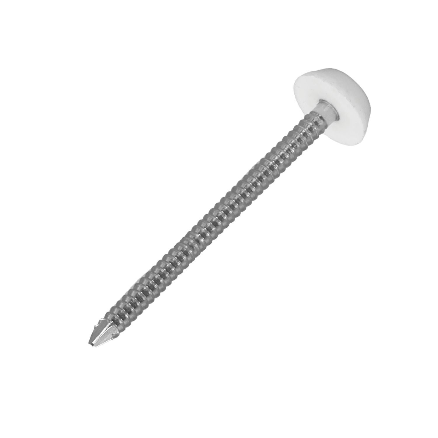 FloPlast Nails White Head A4 Stainless Steel Shank 3mm x 50mm 100 Pack (418RV)
