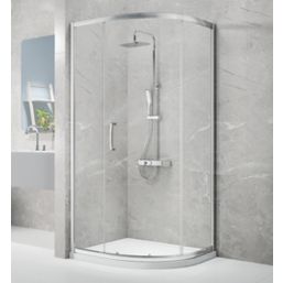 Triton Neo Eight Framed Quadrant Shower Enclosure  Chrome  900mm x 900mm x 1900mm