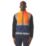 Regatta Pro Zip Collar Vest Hi-Vis Vest Orange/Navy 3X Large 50" Chest