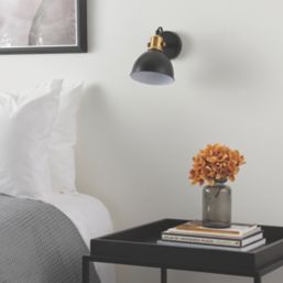 Quay Design Orion Adjustable Wall Spotlight Matt Black