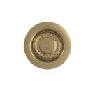 Top-Fix Kitchen Strainer Waste Brushed Brass 90mm