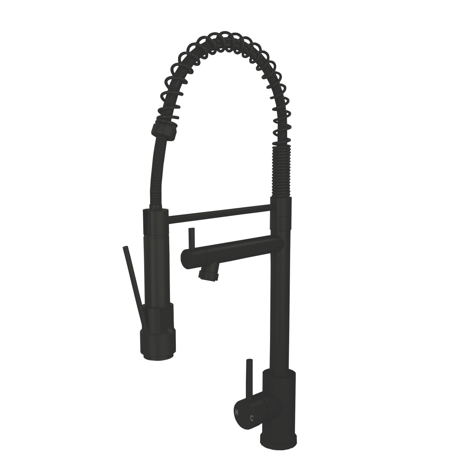 ETAL Windsor Multi-Use Spray Mixer Tap Matt Black (418XR)
