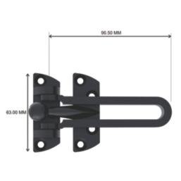 Smith & Locke Door Guard 103mm Matt Black