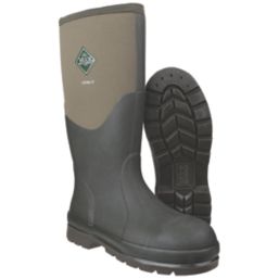 Muck Boots Chore Classic Size 10  Moss Steel Toe Cap Safety Wellies