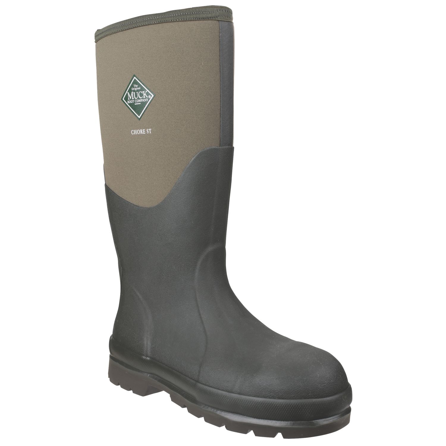 Muck Boots Chore Classic Size 10 Moss Steel Toe Cap Safety Wellies (4193K)