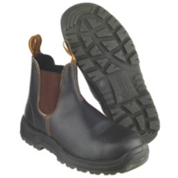 Blundstone 062   Safety Dealer Boots Brown Size 10