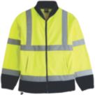 Pro RTX High Visibilty  Fleece Jacket Yellow / Navy X Large 48" Chest