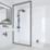 Multipanel Hydrolock Bathroom Waterproof Wall Panel  Gloss Blizzard 2400mm x 580mm x 11mm