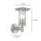 Eglo Lisio Outdoor Wall Light Stainless Steel