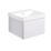 Essentials Genoa Vanity Unit with Basin Matt White 500mm x 460mm x 360mm
